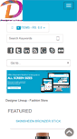 Mobile Screenshot of designerlineup.com
